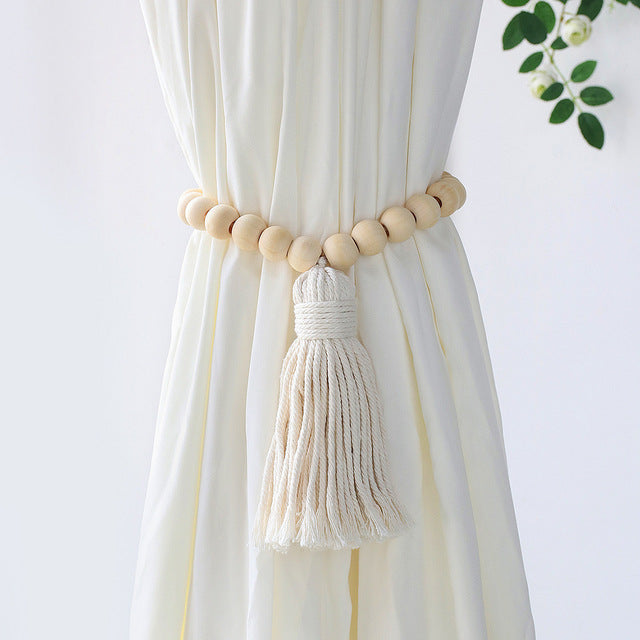 Macrame Room Decoration Curtain Tieback Rope